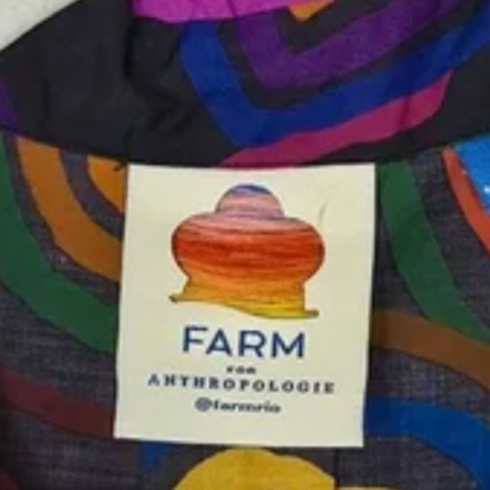 Closet clean out…🌈 FARM Rio Bow-Front Mini Dress | Anthropologie | Size Medium - Picture 5 of 6